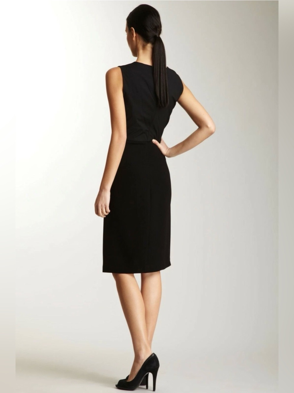 Diane von Furstenberg ‘Asabi’ Stretch Poplin & Crepe Dress - Picture 2 of 12